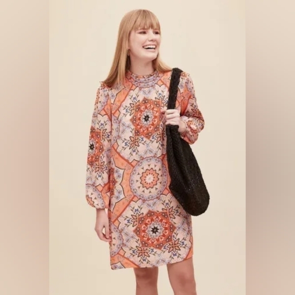 NWT Anthropologie Kachel Fahari Tunic Dress - Picture 4 of 5